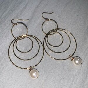 Pearl earrings